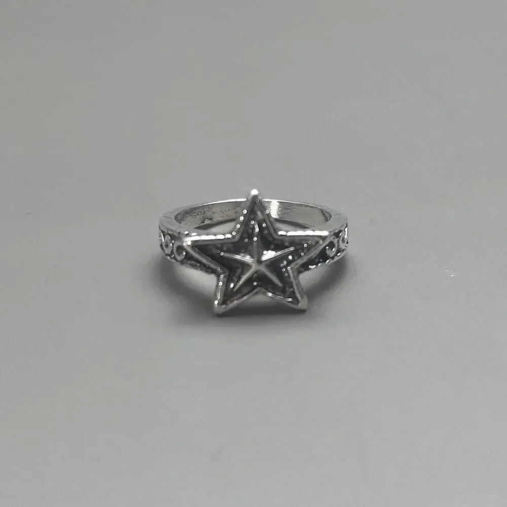 Y2k vintage silver futuristics grunge